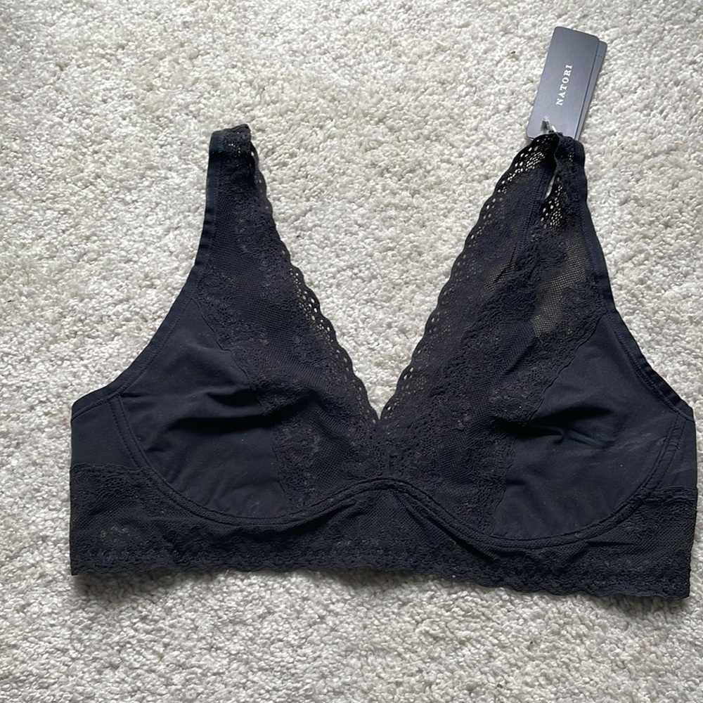 Natori Black Bralette Size S
